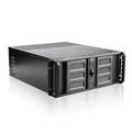 Istarusa CA-D400SEB D Storm NoPowerSupply 4U Compact Stylish RackmountServer D-400-6SE-BK